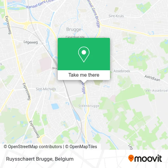 Ruysschaert Brugge map