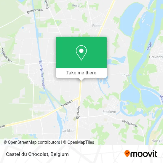 Castel du Chocolat map