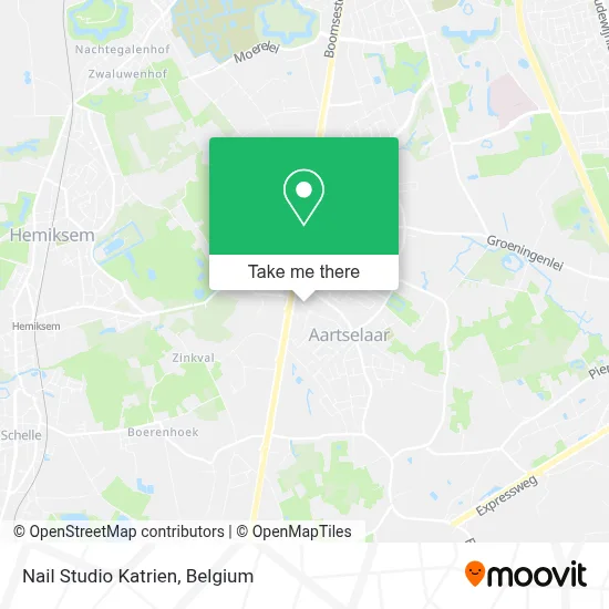 Nail Studio Katrien map