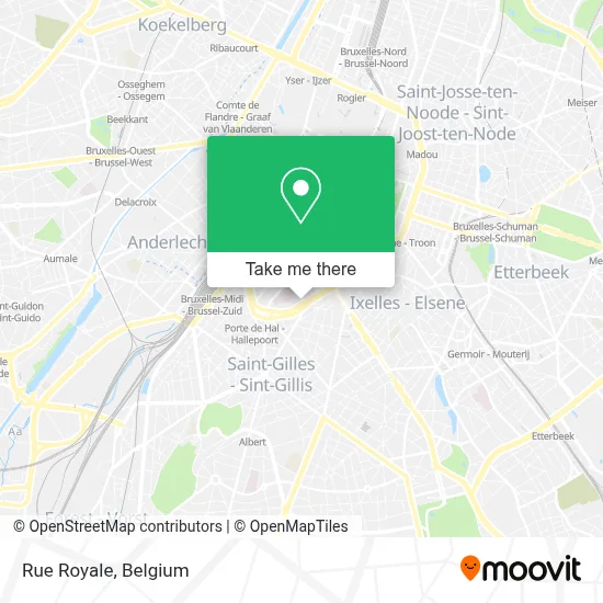 Rue Royale map
