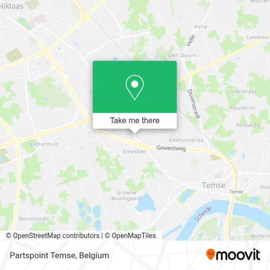 Partspoint Temse map