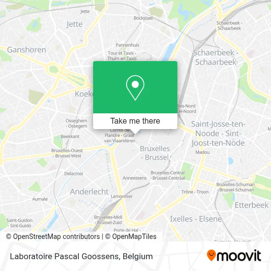 Laboratoire Pascal Goossens map