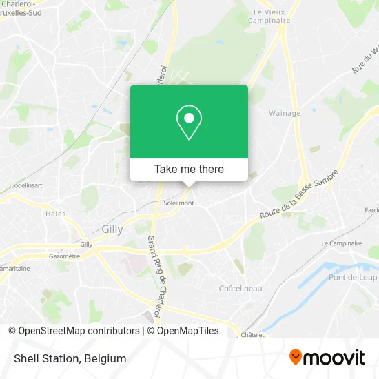 Shell Station map