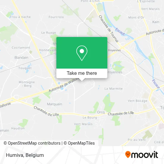 Humiva map