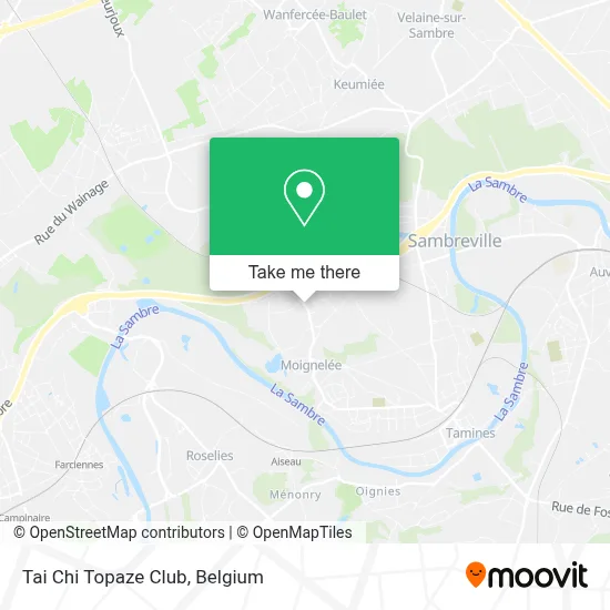 Tai Chi Topaze Club map