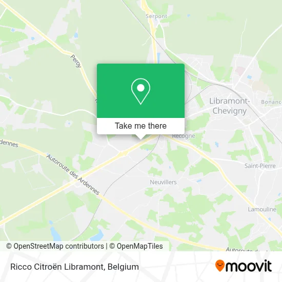 Ricco Citroën Libramont map