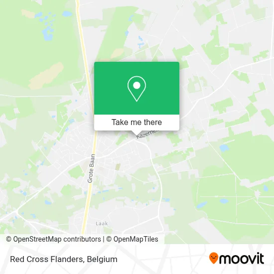 Red Cross Flanders map