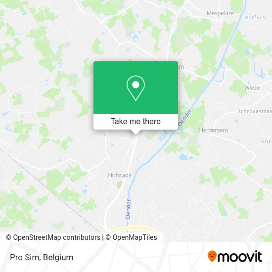 Pro Sim map