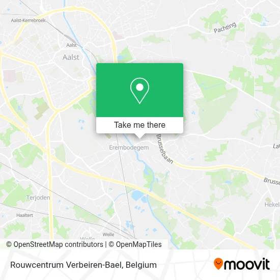 Rouwcentrum Verbeiren-Bael map
