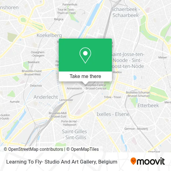 Learning To Fly- Studio And Art Gallery map