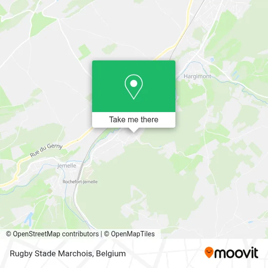 Rugby Stade Marchois map