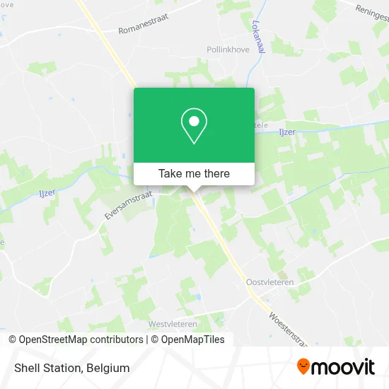 Shell Station map