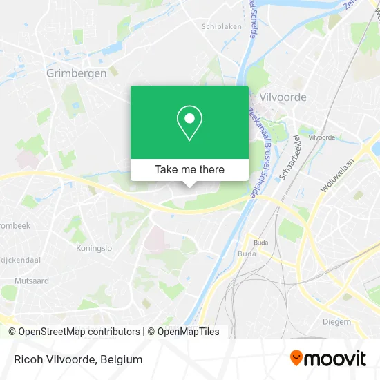 Ricoh Vilvoorde map
