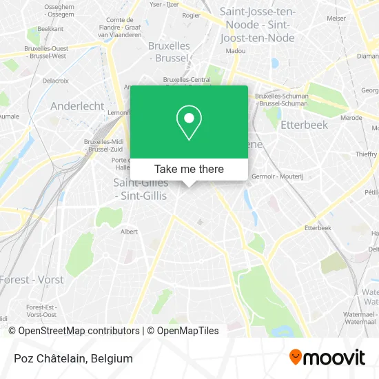 Poz Châtelain map