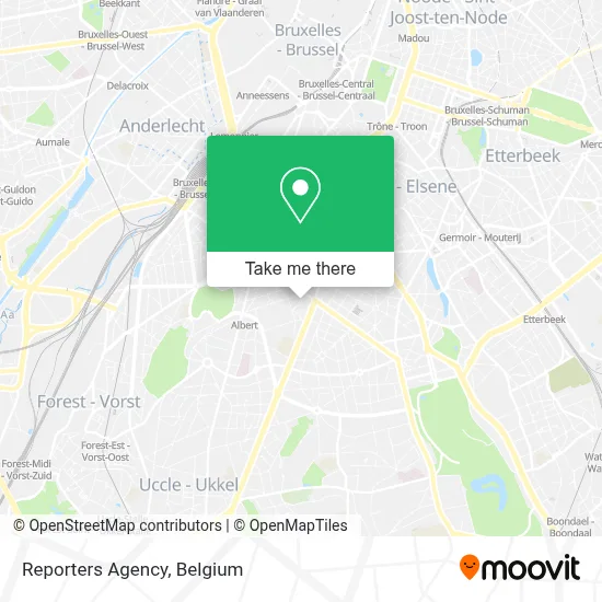 Reporters Agency map