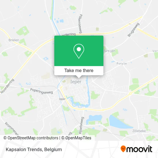 Kapsalon Trends map