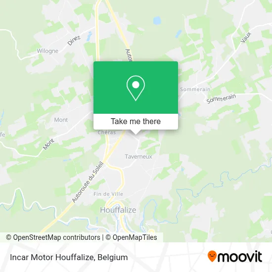Incar Motor Houffalize map