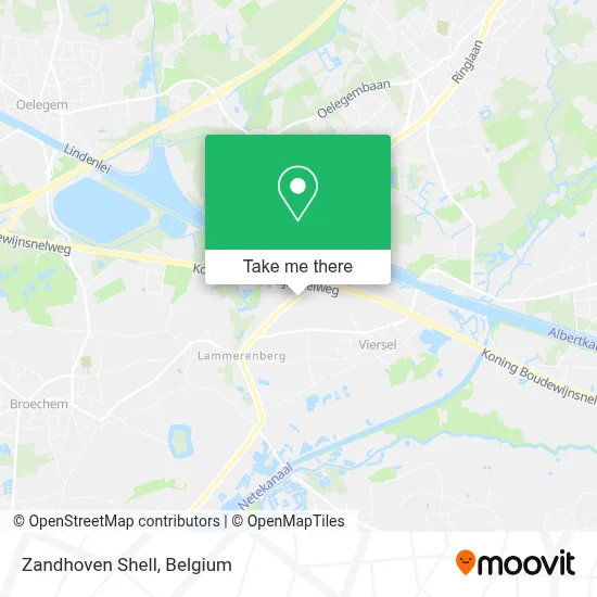 Zandhoven Shell map