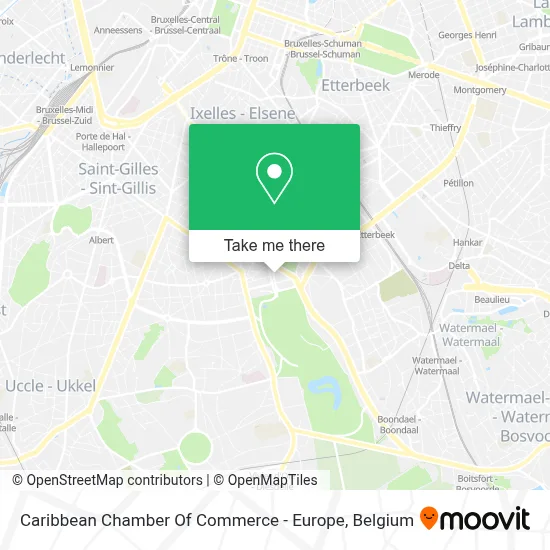Caribbean Chamber Of Commerce - Europe map