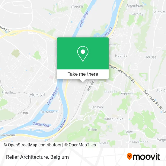 Relief Architecture map