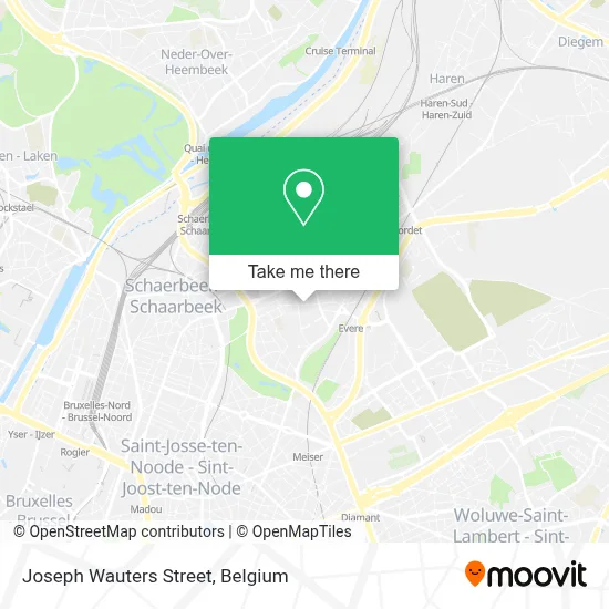 Joseph Wauters Street map