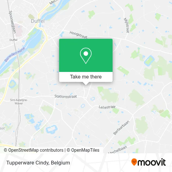 Tupperware Cindy map