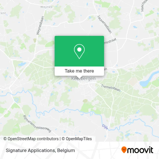 Signature Applications map