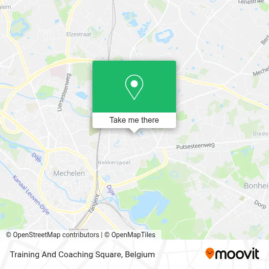 Training And Coaching Square map
