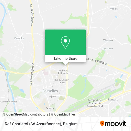 Rgf Charleroi (Sd Assurfinance) map