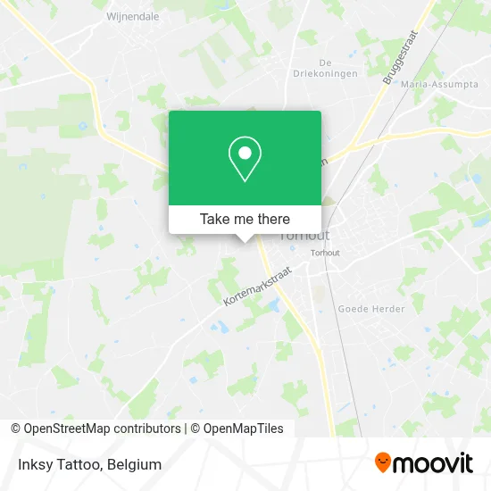 Inksy Tattoo map