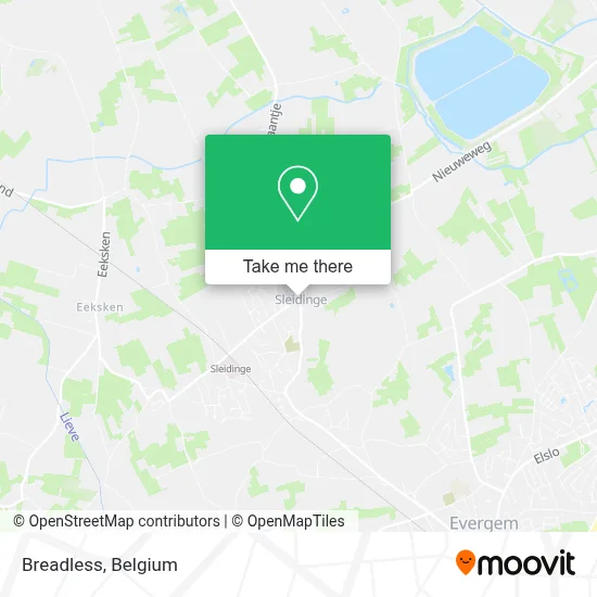 Breadless map