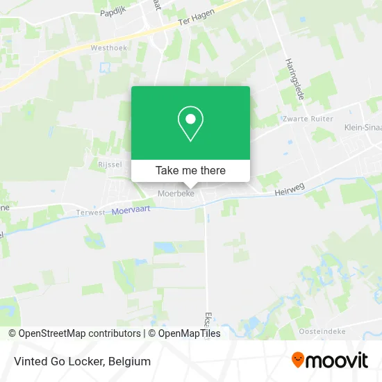 Vinted Go Locker map