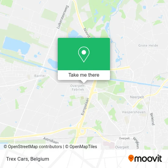 Trex Cars map
