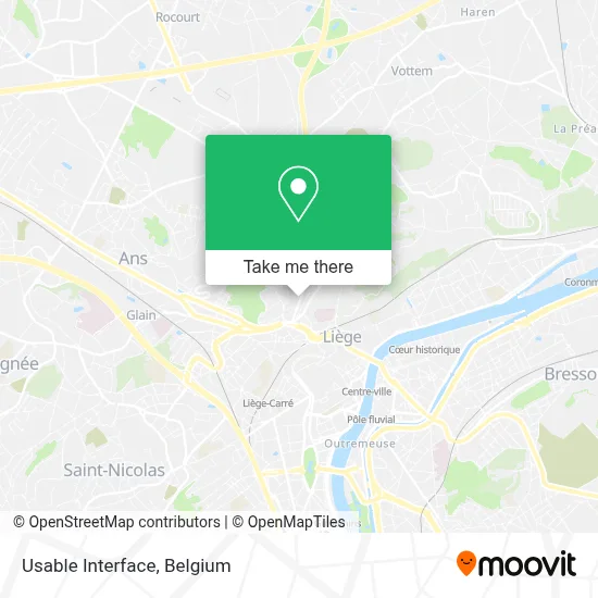 Usable Interface map