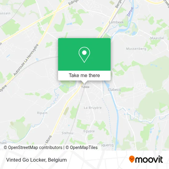 Vinted Go Locker map