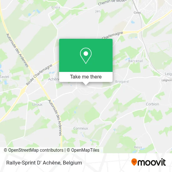 Rallye-Sprint D' Achêne map