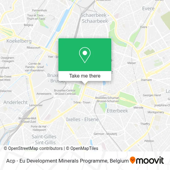 Acp - Eu Development Minerals Programme map
