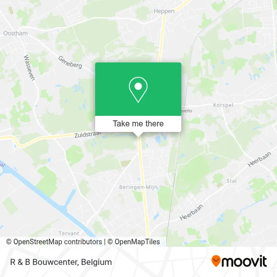R & B Bouwcenter map