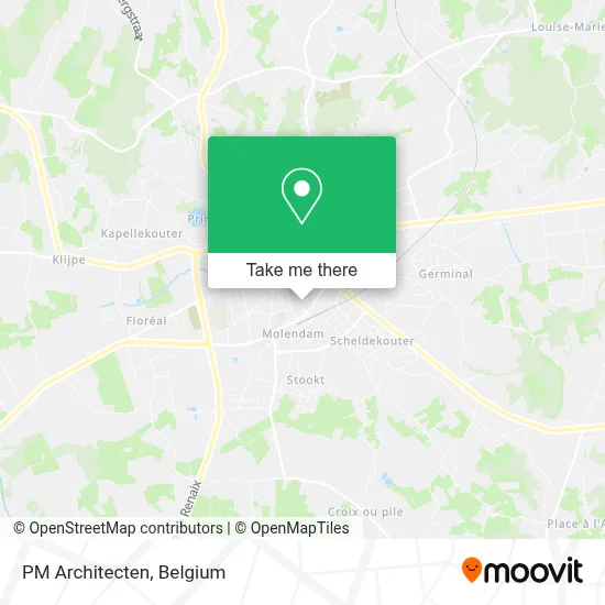 PM Architecten map