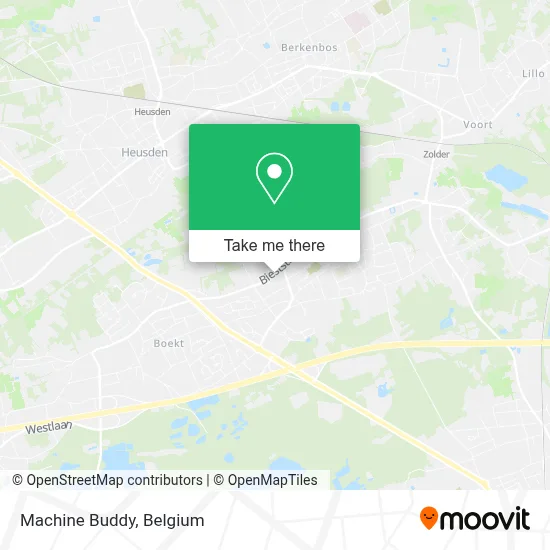Machine Buddy map