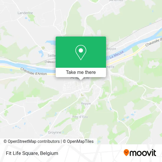 Fit Life Square map