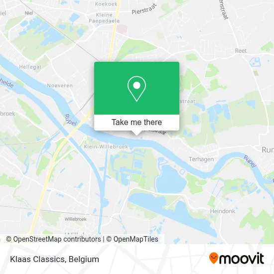 Klaas Classics map