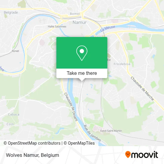 Wolves Namur map