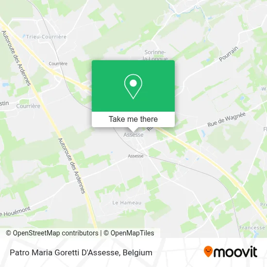 Patro Maria Goretti D'Assesse map