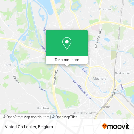 Vinted Go Locker map