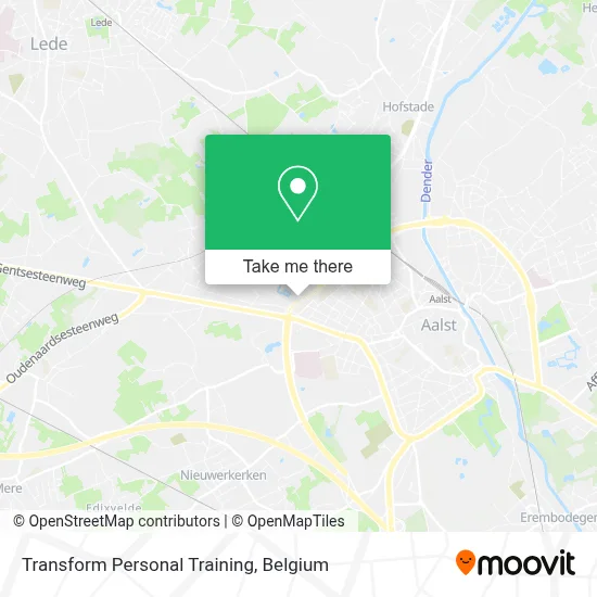 Transform Personal Training map