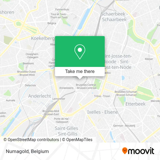 Numagold map