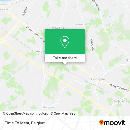 Time To Meat map
