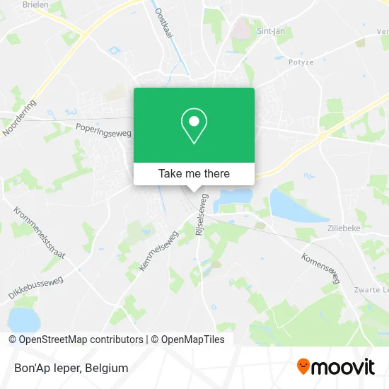 Bon'Ap Ieper map