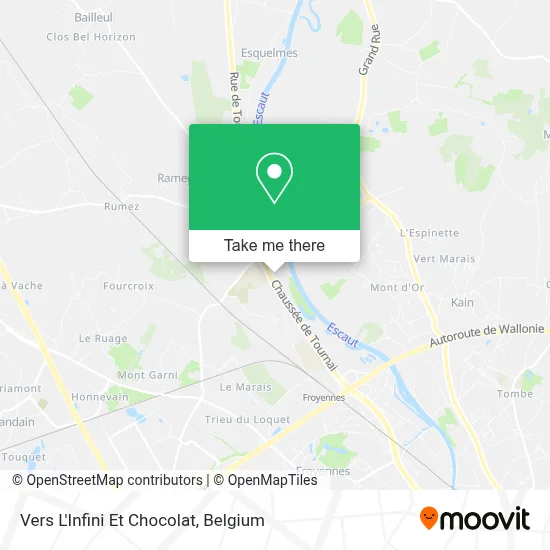 Vers L'Infini Et Chocolat map